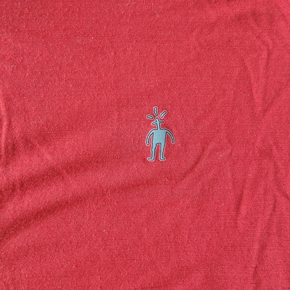 Smartwool Men's Cycling Biking Jersey Size Large Red Grey - Picture 2 of 14